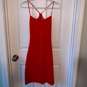 Express Womens Sexy Red Dress, size 6